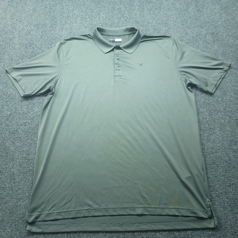 Callaway Opti-Dri Golf Polo Shirt Mens Large‎ Green Performance MA3904